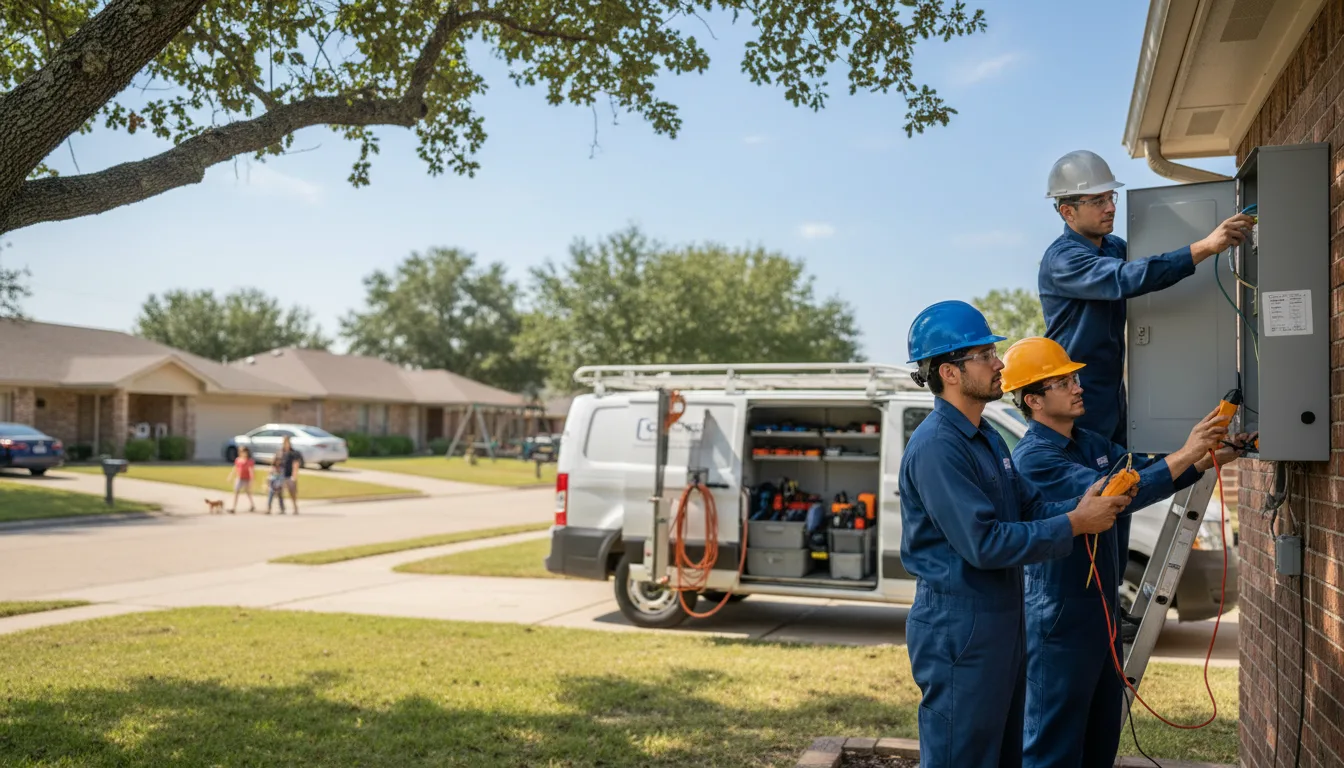Certified electrician providing emergency electrical services in Kempton, PA